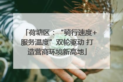 荷塘区：“骑行速度+服务温度”双轮驱动 打造营商环境新高地